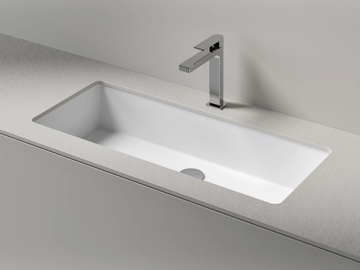 RIGA 90 - Undermount rectangular washbasin by Edoné by Agorà - view 2